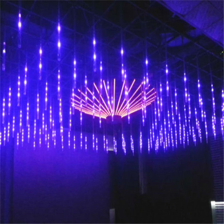 nightclub stage 0.5m 1m DMX RGB LED 3D vertical tube lights