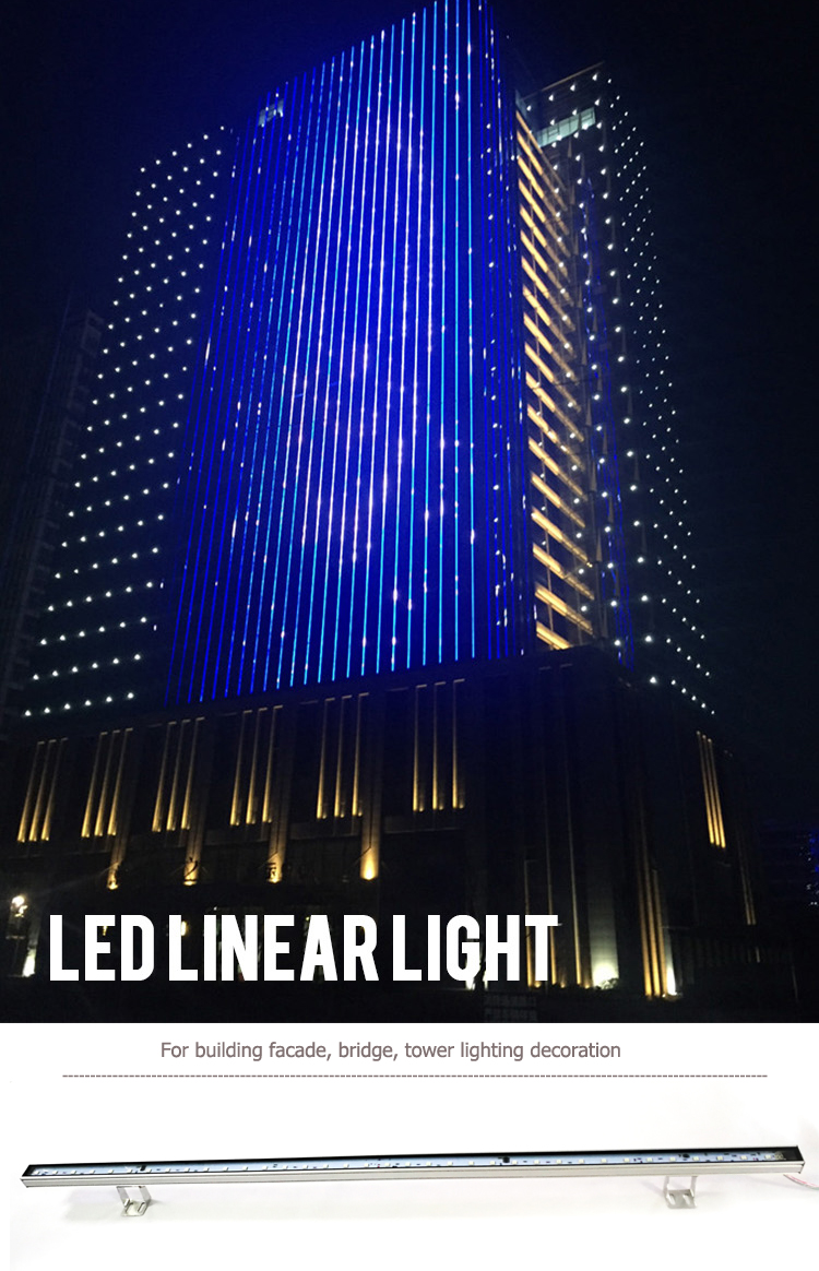 1 meter and 0.5 meter length dmx led lights for building decoration