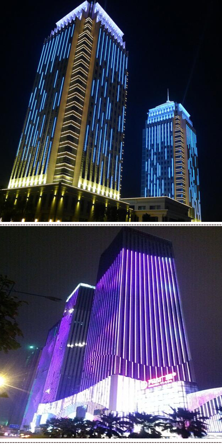 Led building RGB full color led facade lighting